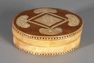 18th century British tobacco box,