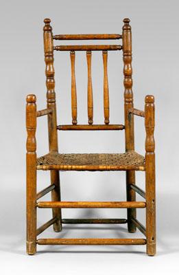 New England great chair, ash throughout,