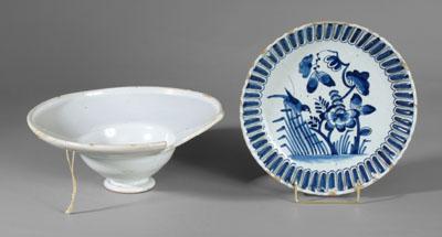 Delft barber&#39;s bowl, plate: