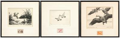 Three Federal duck stamp prints: American