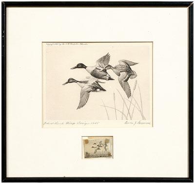 1945 Gromme Federal duck stamp print,