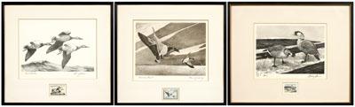 Three Federal duck stamp prints  94af4