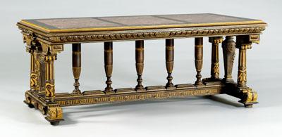 Italian baroque style library table  94b0a