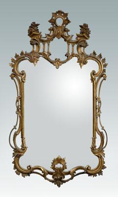 Chippendale style gilt wood mirror  94b23
