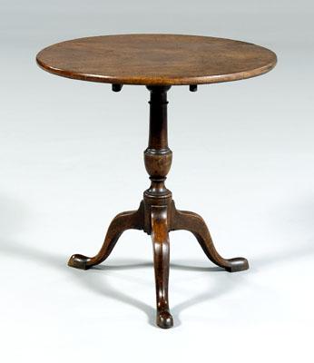 Chippendale tilt-top tea table, mahogany