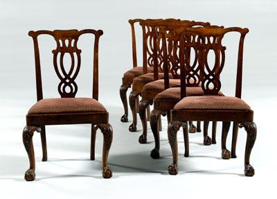 Set of six George II dining chairs  94b4c