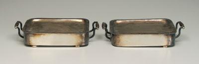 Pair Old Sheffield plate entree 94b74
