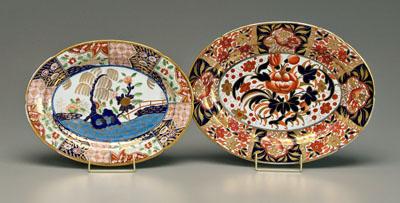 Two pieces ironstone, both in the Imari