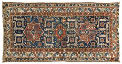 Caucasian rug, three central medallions