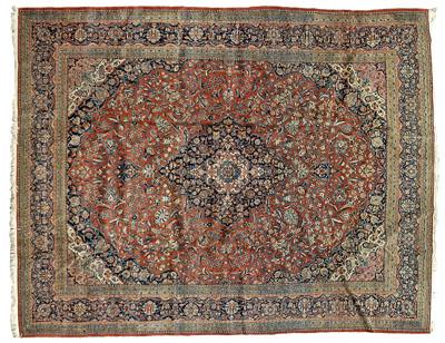 Finely woven Kashan rug ivory 94ba8