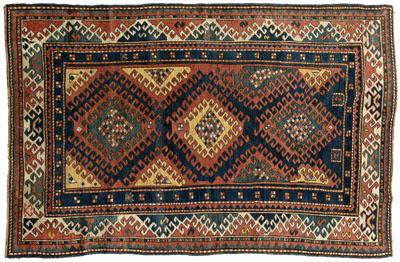 Caucasian rug three central medallions 94bac