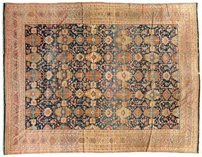 Bakshaish rug, repeating floral