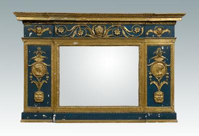 Fine Adam overmantle mirror elaborate 94bd7