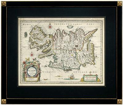 17th century map of Iceland quot Tabula 94c17