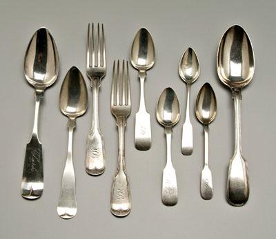 29 nbsp pieces coin silver flatware  94c2b