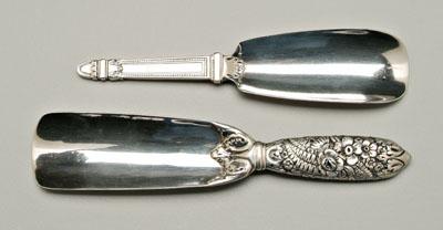 Two Tiffany sterling shoe horns  94c4e
