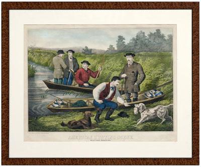 Thomas Kelly hunting print, American
