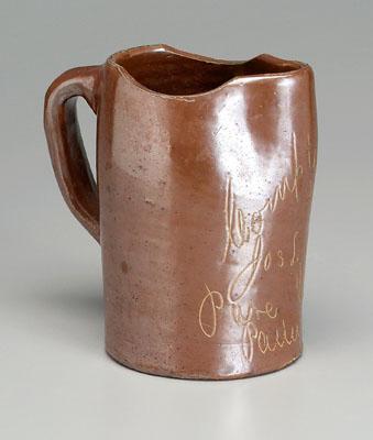 Paducah, Kentucky stoneware pitcher,