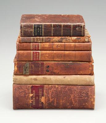 Seven books, law, related: includes