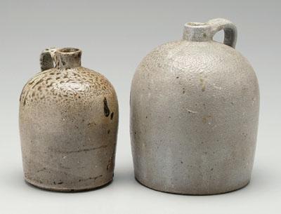 Two salt glaze stoneware jugs  9516d