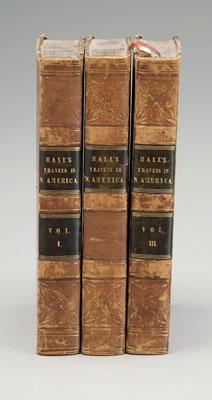Basil Hall, three volumes: Travels