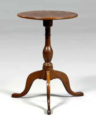 Queen Anne mahogany candle stand,