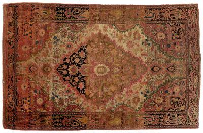Ferahan Sarouk rug asymmetrical 95217