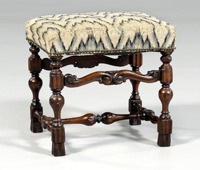 William and Mary style footstool  95239