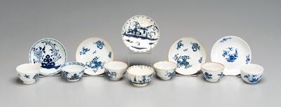 Four sets cups and cup plates  95253