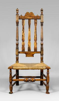 New England William and Mary chair,