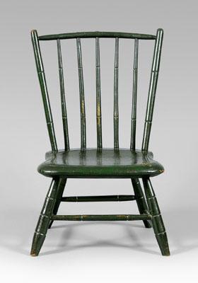 Child's Windsor side chair, faux