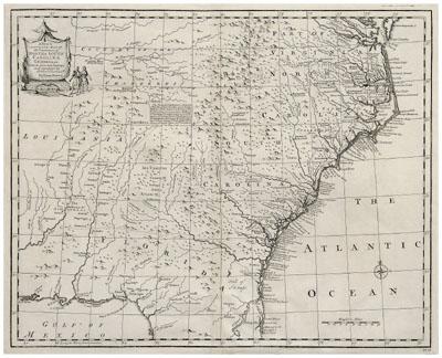 E Bowen 18th century map Southeast  94fbe