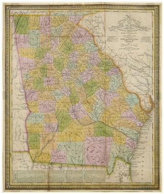 J H Young map of Georgia quot The 94fc3