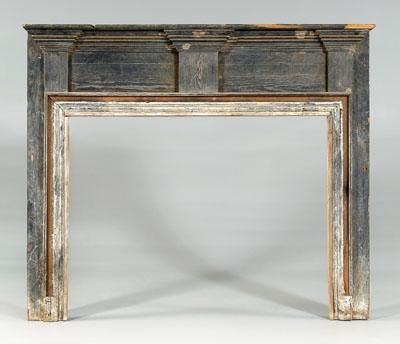 Early Georgia painted mantle surround  94ff9