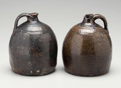 Two William Becham stoneware jugs  9500b