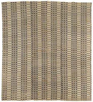 Georgia overshot coverlet, Snowball