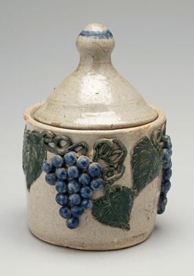 Arie Meaders lidded canister (1897-1989,