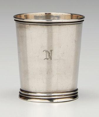 Wilmot coin silver julep cup tapered 9504b