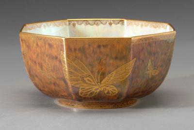 Wedgwood fairyland luster bowl, octagonal