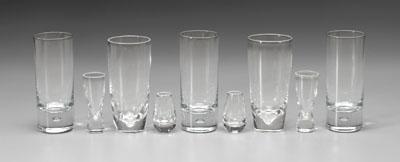 32 pieces assorted Steuben glassware  a0807
