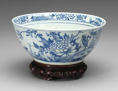 Chinese blue and white bowl deep a083b