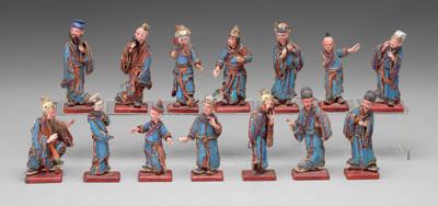 14 Chinese court figures wood a0853