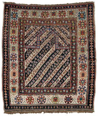 Caucasian prayer rug, central panel