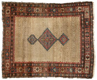 Hamadan rug, serrated central diamond