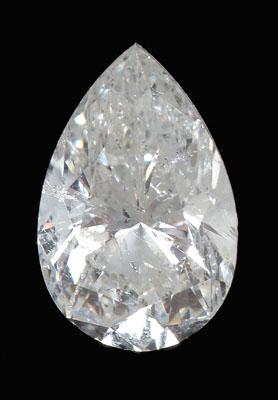 1.6 ct. unmounted diamond, pear
