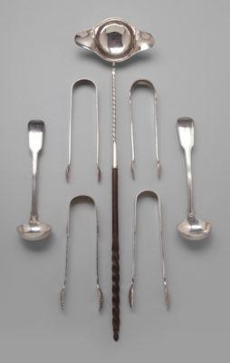 French and English silver flatware  a08f2