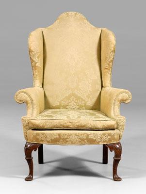 Irish Queen Anne style upholstered a0944