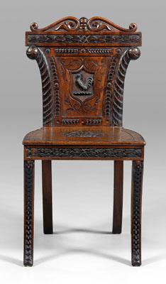 Fine British Regency carved mahogany a094d