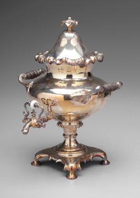 Silver plated hot water urn dome a099a
