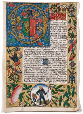 Spanish manuscript, "Don Carlos